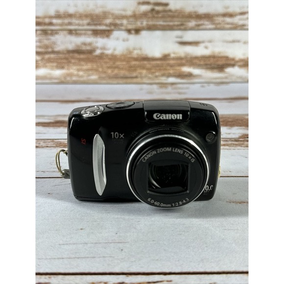 Canon PowerShot SX120 IS PC1431 10.0 MP Digital Camera Parts or Repair - Picture 1 of 5